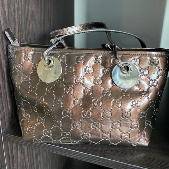 Gucci Vintage brown leather hobo bag - Picture 5 of 5